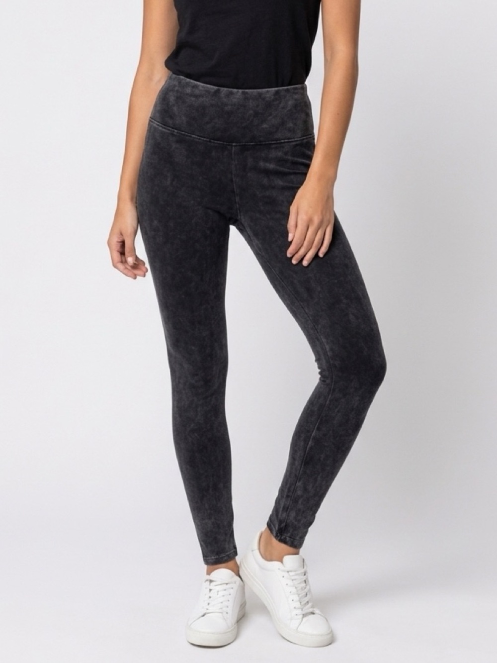 NWT Pure J. Jill Velour Knit Leggings XS Licorice Charcoal Pull-On Soft Stretch